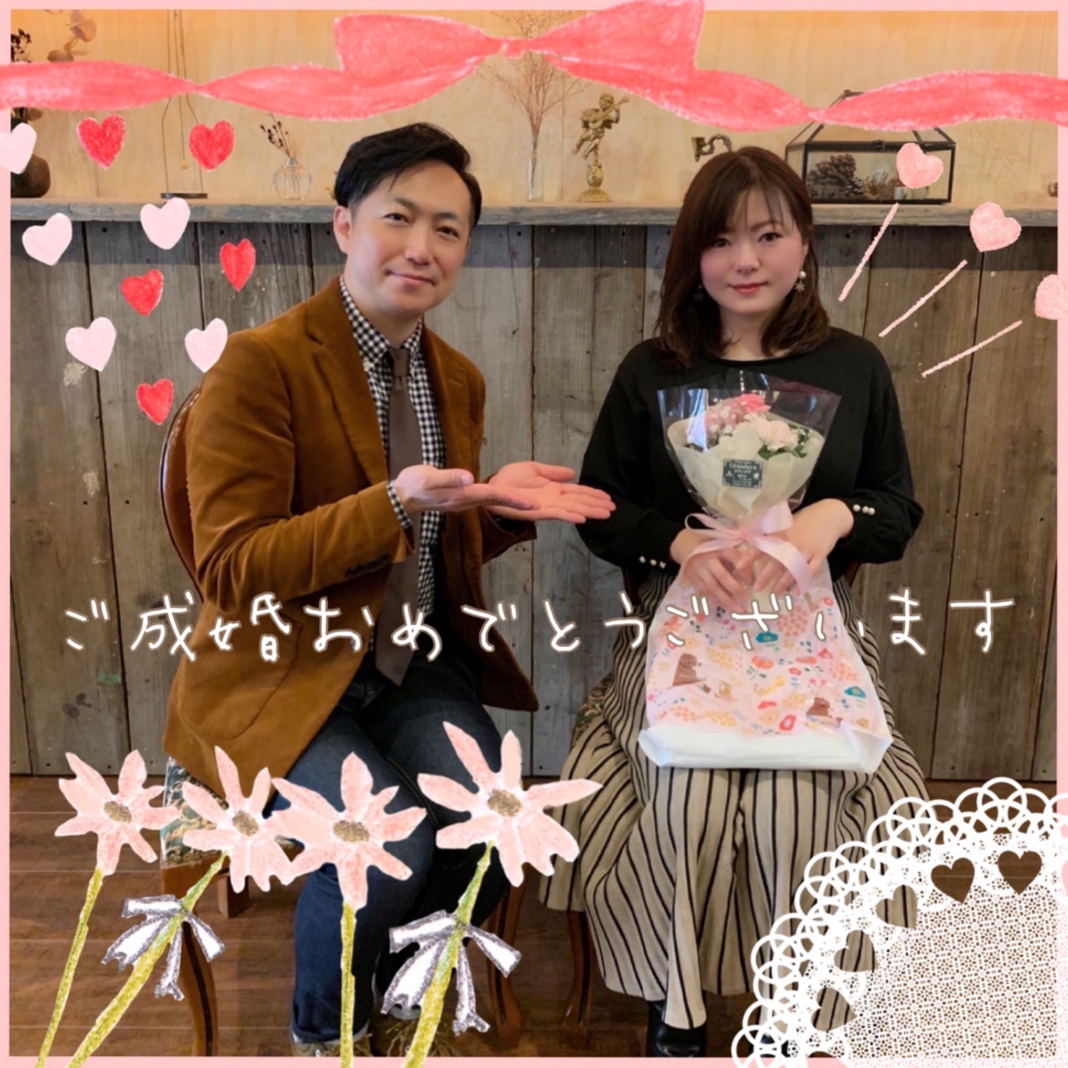 Kちゃん 一目惚れしました ご成婚者様の声 長崎 結婚相談所はマリッジカフェ ジェムズ Gem S